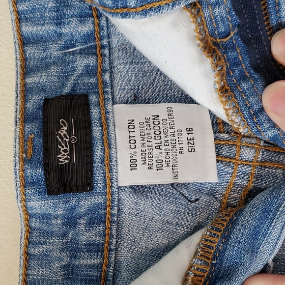 Mossimo Light Wash Denim Skirt size 16 - Picture 4 of 4